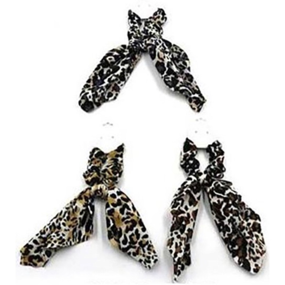Leopard Animal Cheetah Print Hair Tie Ribbon - Picture 3 of 3